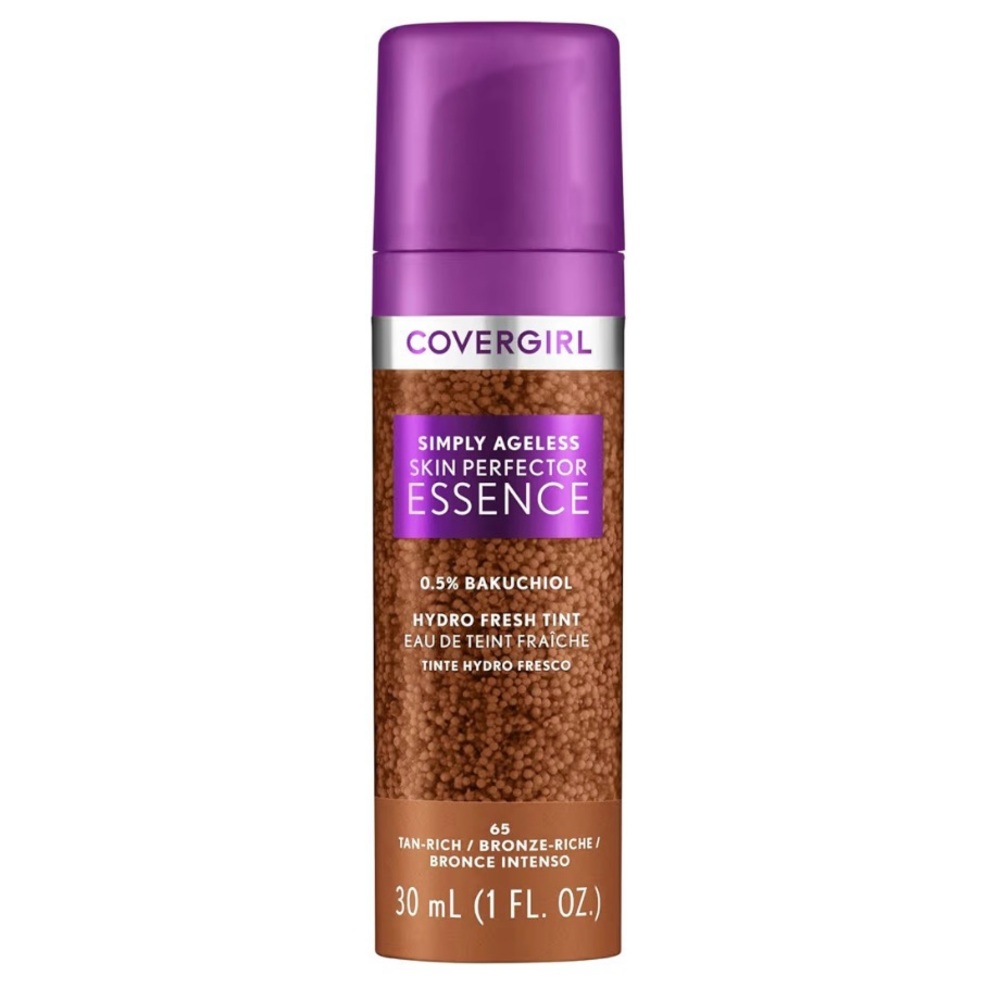 COVERGIRL Simply Ageless Skin Perfector Essence with Purple Cap
